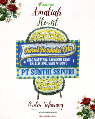 Papan Bunga Duka di Rejonegoro