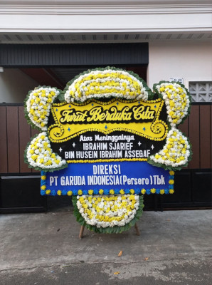 Papan Bunga Duka di Rejonegoro